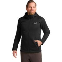 Мужская флисовая кофта Jack Wolfskin Peak District Hooded Fz M A65272_6000 S черная