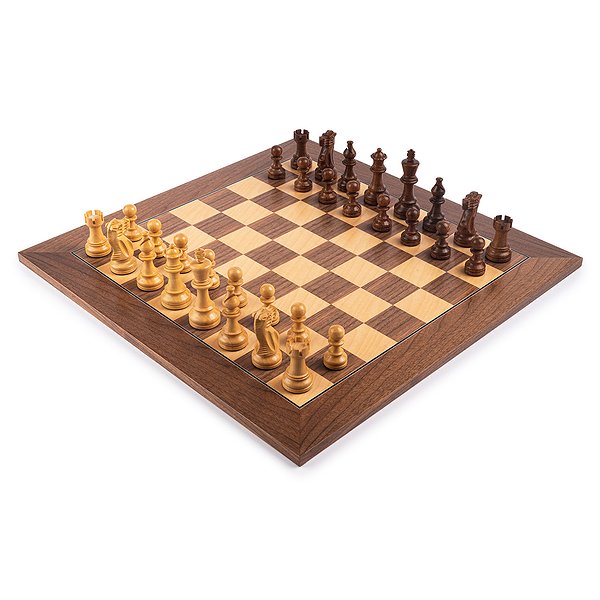 Ferrer Шахи Walnut Deluxe з фігурами Acacia 50 см S107050