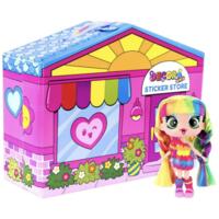 Игровой набор с куклой Decora - Дизайнерский магазин наклеек (D1009)