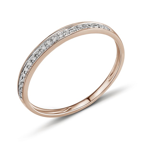 Золота обручка з доріжкою з 21 діаманта Lurie Jewelry