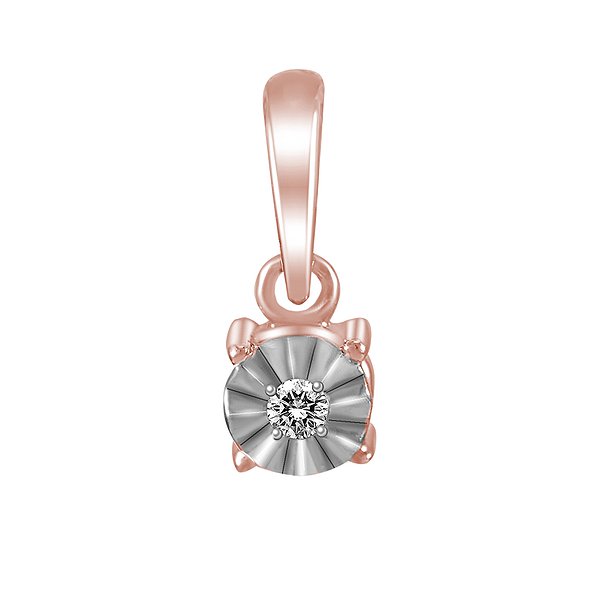 Золотий кулон із діамантом Lurie Jewelry PDA7786R