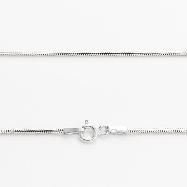 Серебряная цепочка плетения «Снейк» Silvex925