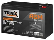 Акумуляторна батарея 12V7.2Ah/20Hr TRINIX свинцево-кислотна
