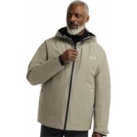 Пуховик чоловіча Jack Wolfskin Icecape 2L Down Ins Jkt M Rds A65299_5940 S бежева