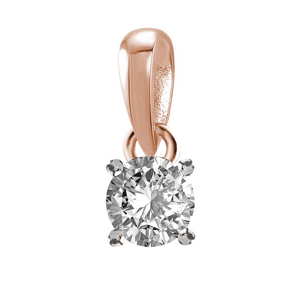 Золотой кулон с бриллиантом 0,2 карата Soul Diamonds BUH-6003R/20