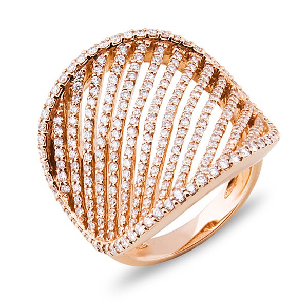 Золотое кольцо с бриллиантами 1,36 карата Lurie Jewelry R38268A0