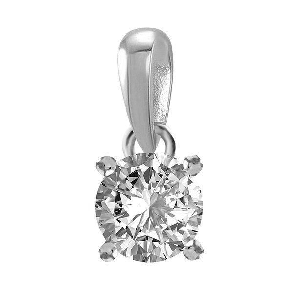 Кулон із білого золота з діамантом 0,51 карата Soul Diamonds BUH-6003/50
