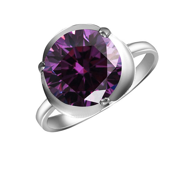 Серебряное кольцо с аметистом Lurie Jewelry