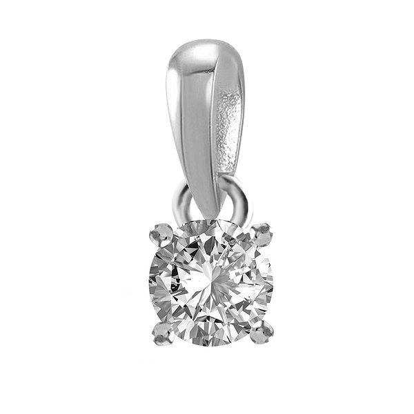 Кулон із білого золота з діамантом 0,21 карата Soul Diamonds BUH-6003/20
