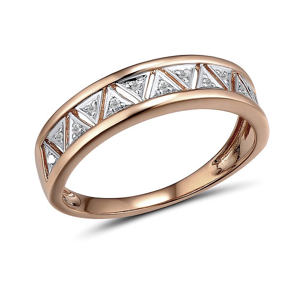 Золота обручка з 13 діамантами Lurie Jewelry