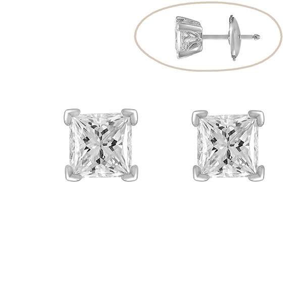 Сережки-пусети з білого золота з діамантами 0,7 карата Soul Diamonds BUH-6142(9169)