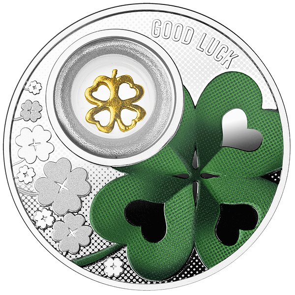 Silver Coins Срібна монета «Конюшина» 500 франків КФА