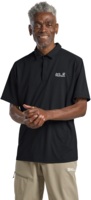 Поло спортивне чоловіче Jack Wolfskin Delgami Polo M 1809801_6000 S чорне
